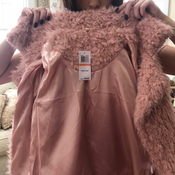 Pink Faux Fur Jacket - Picture 6 of 9
